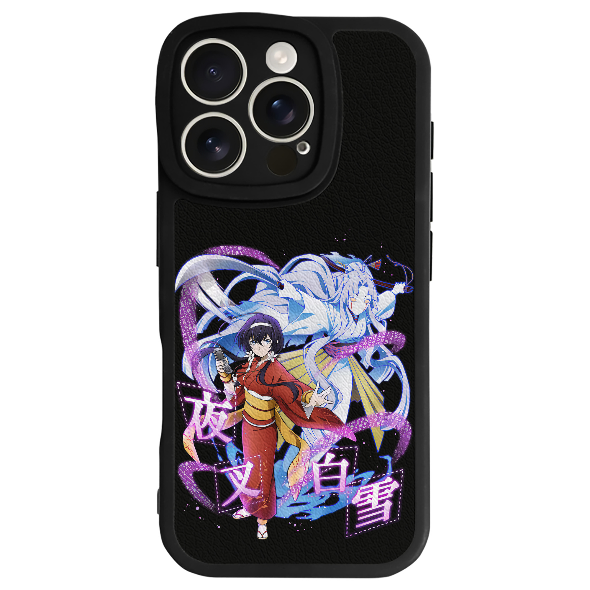 （画像用） 文豪ストレイドッグス Bungo Stray Dogs 【iPhone 16シリーズ対応】シリコンスマホケース（レザー調） 材質：シリコン
